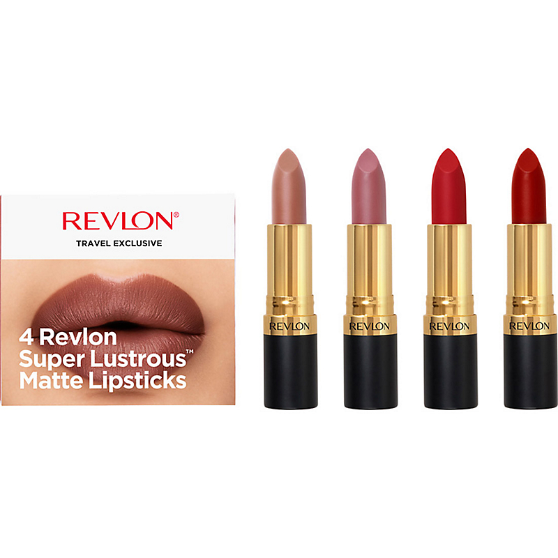 Buy REVLON Super Lustrous Matte Lipstick 4 Piece Set Online Singapore ...