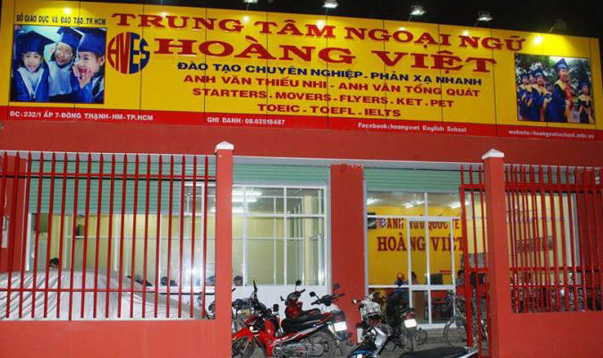 Anh ngữ Hoàng Việt là trung tâm tiếng anh uy tín ở Hóc Môn