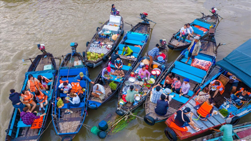 Bài văn thuyết minh về chợ nổi Cái Răng hay nhất - Bài văn mẫu số 1