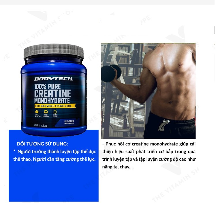 Bodytech 100% Pure Creatine Monohydrate