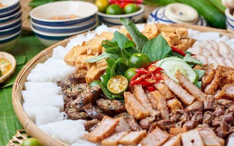 Bún đậu gốc đề hạnh anh