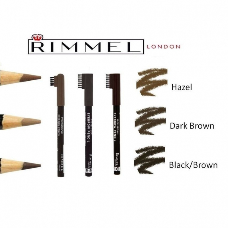  Bút kẻ lông mày Rimmel London Professional Eyebrow Pencil có thể giúp nàng sở hữu những đường nét thanh tú của chân mày một cách khá dễ dàng.