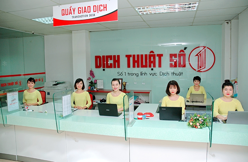 Quầy giáo dịch của dịch thuật số 1