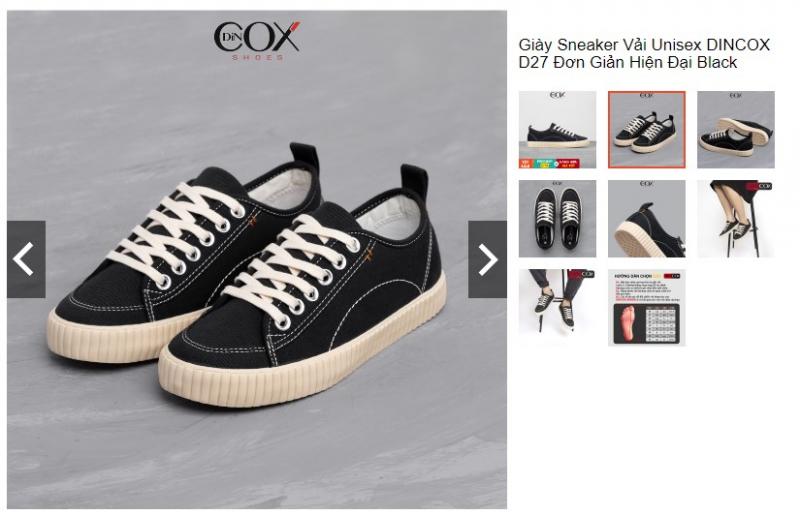 Giày sneaker Unisex DINCOX D27