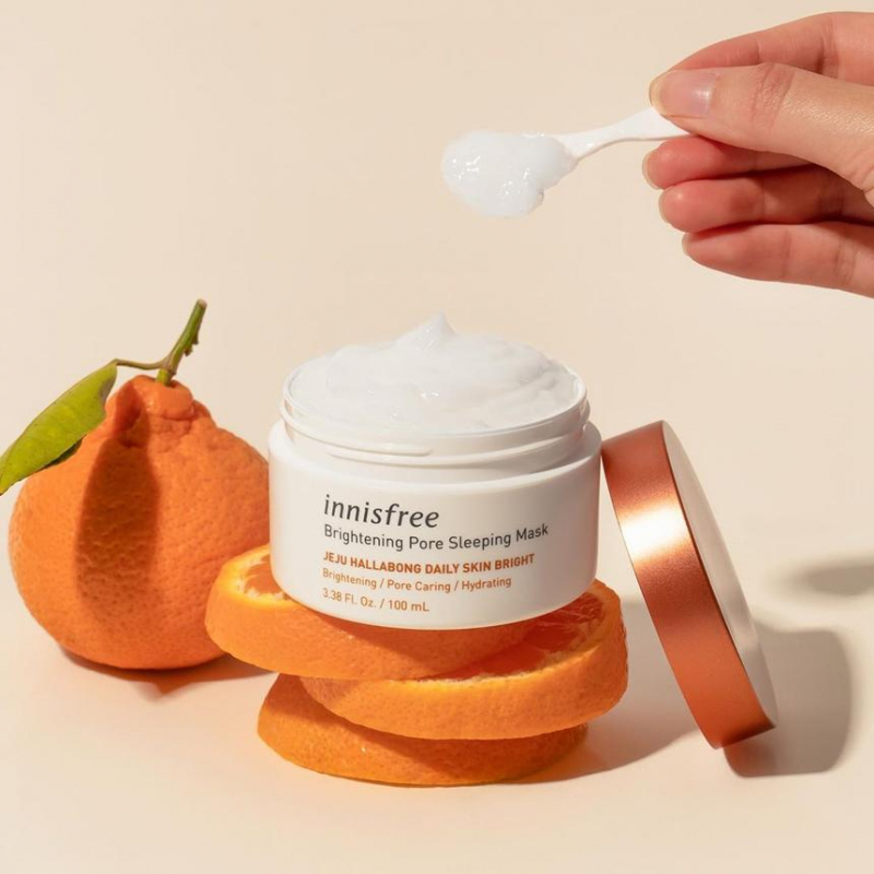 Mặt nạ ngủ 3 trong 1 Innisfree Brightening Pore Sleeping Mask