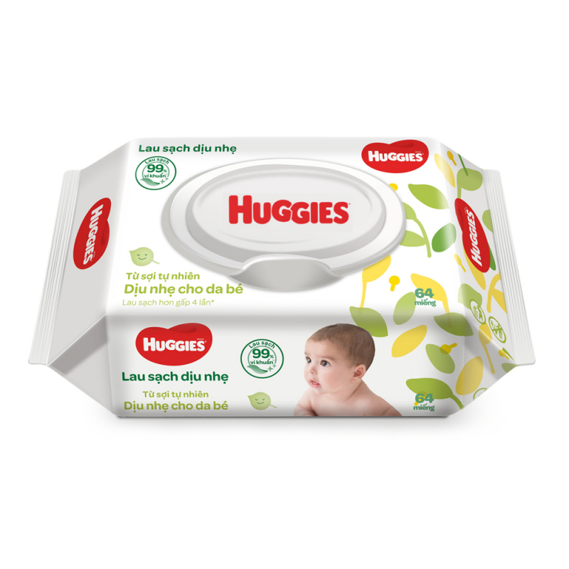 Khăn ướt Huggies không mùi