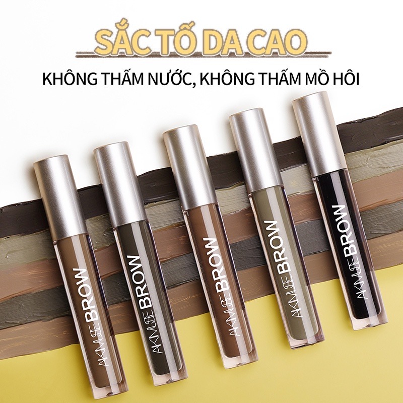 Kimuse kem lông mày không thấm nước lông mày không thấm máu Henna Tattoo Shaded Eyebrows