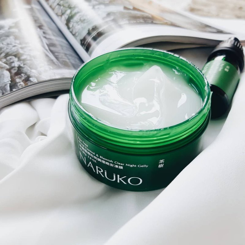 Mặt nạ ngủ Naruko Tea Tree Shine Control Blemish Clear Night Gelly