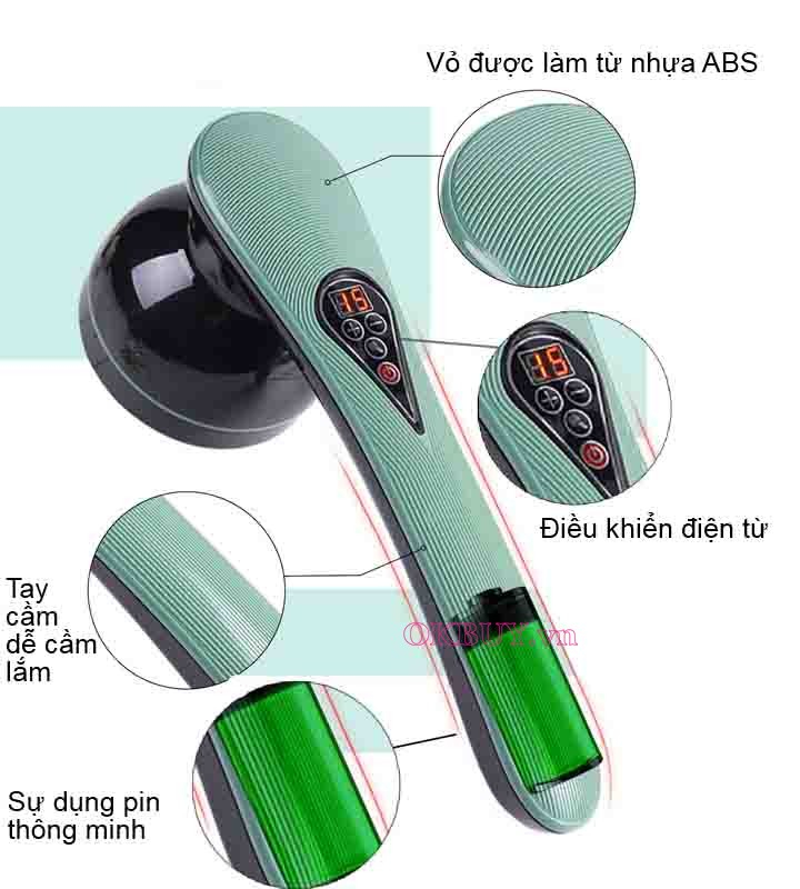 Máy massage cầm tay Hàn Quốc PULI PL-661DC4