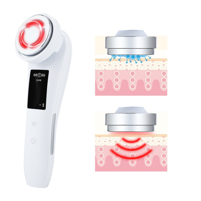 Máy massage mặt làm đẹp da 5 in 1 photon nóng và lạnh EMS