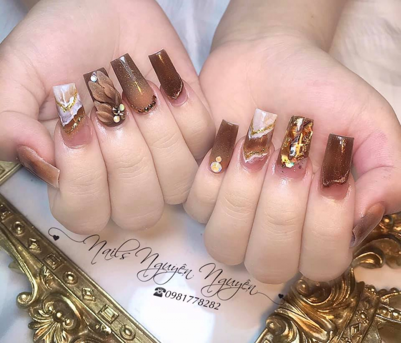 Mọi tác phẩm của Nail Nguyên Nguyên đều được thực hiện rất công phu