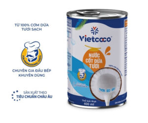 Nước cốt dừa tươi nguyên chất hữu cơ Vietcoco Coconut Cream