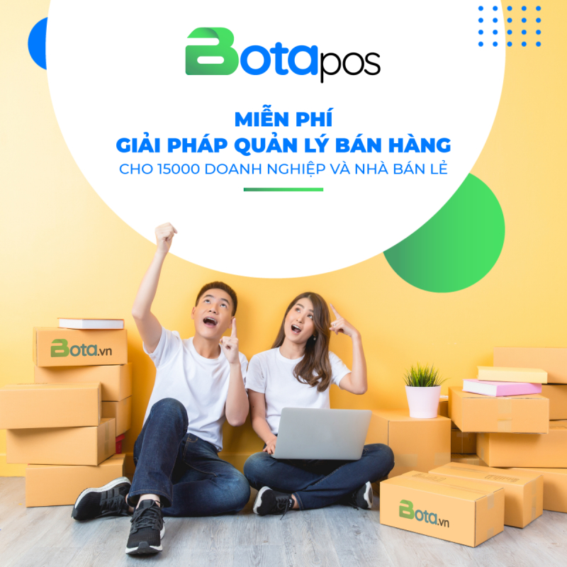 Phần mềm quản lý cửa hàng hoa và quà tặng Bota Pos