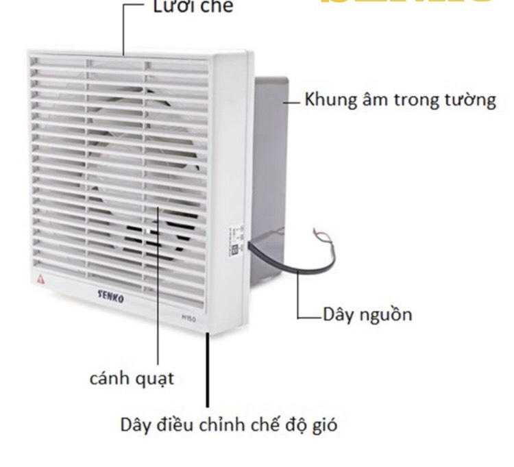 Quạt hút thông gió Senko H250