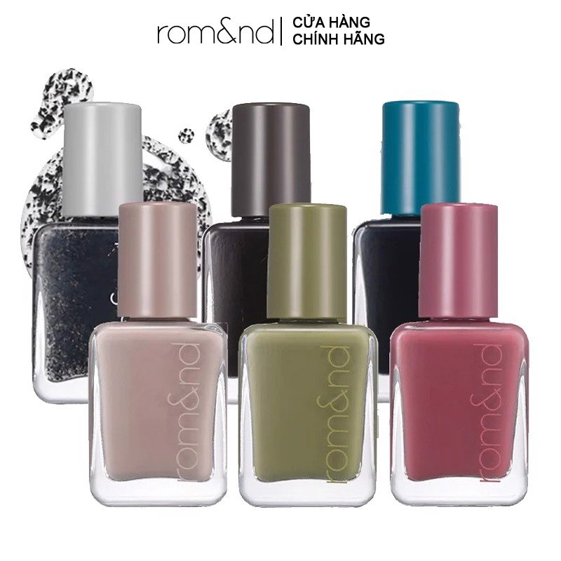 Sơn móng tay bền màu Rom&nd Mood Pebble Nail 7g