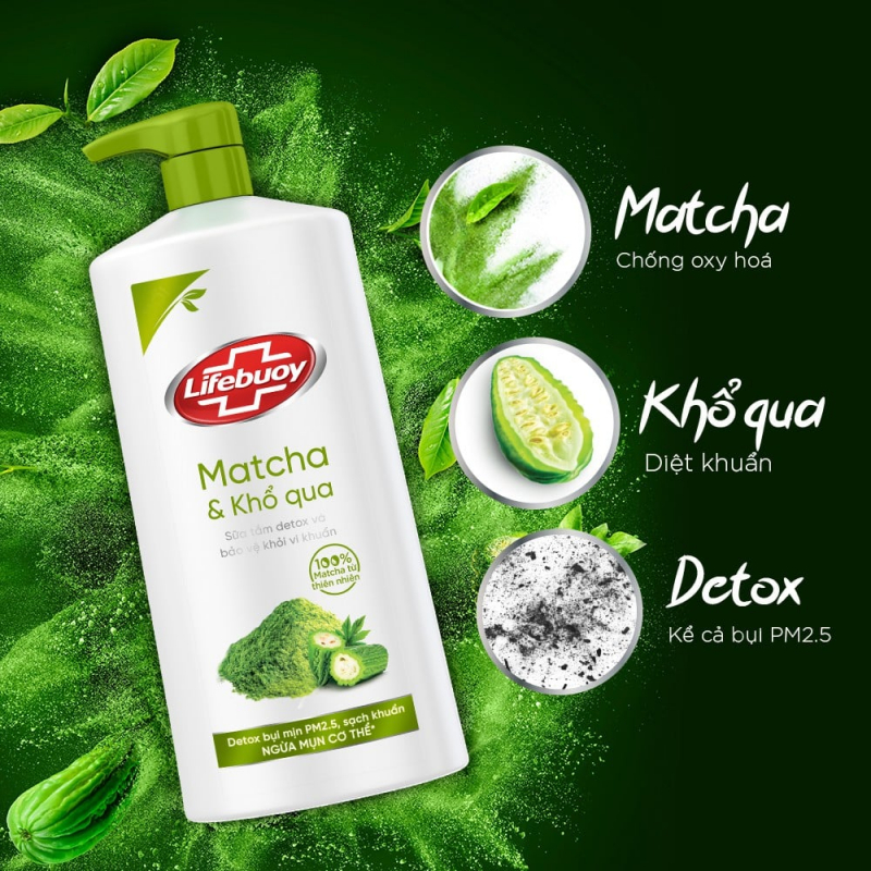 Sữa tắm detox Lifebuoy