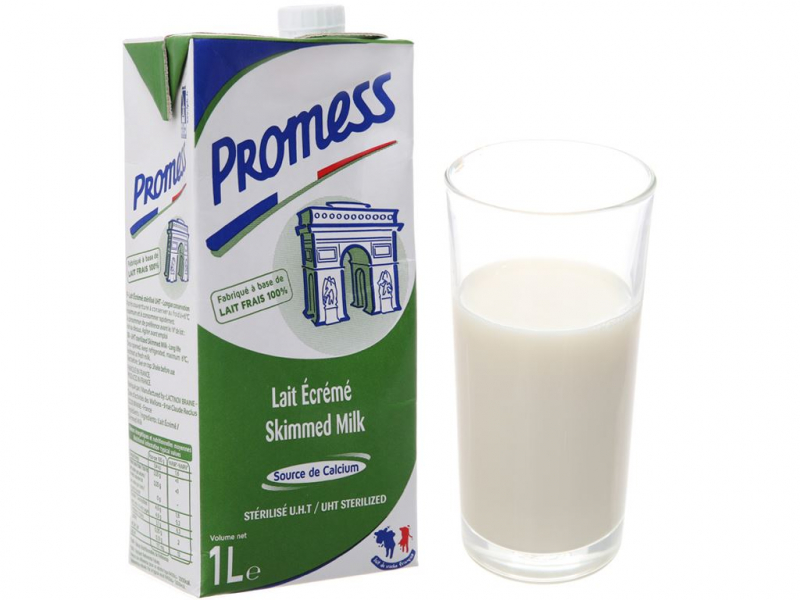 Sữa tươi tiệt trùng tách béo Promess
