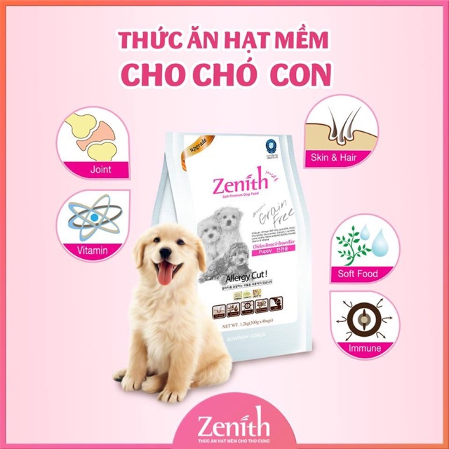 Thức ăn hạt mềm Zenith