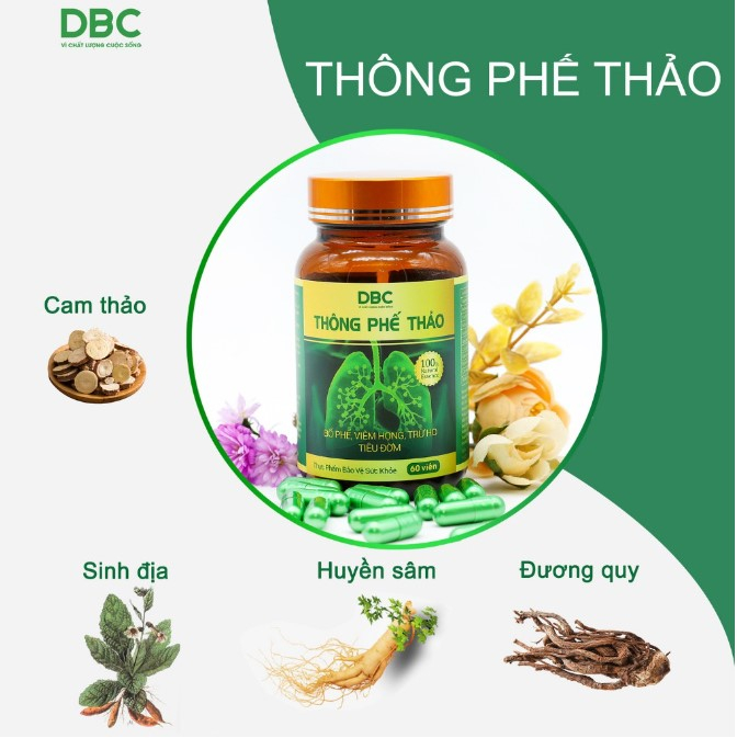 Viên uống giảm ho Thông Phế Thảo Dược Bảo Châu