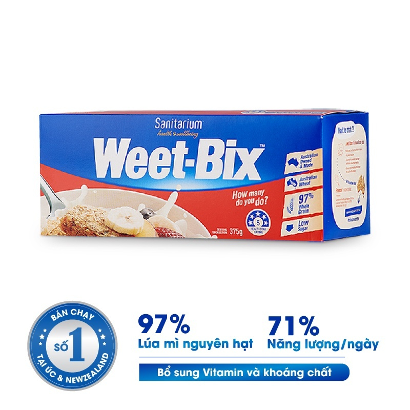 Bánh ngũ cốc ăn sáng WEET - BIX Úc