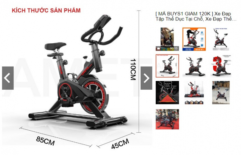 Xe đạp tập thể dục GYM Bike Sport Q7