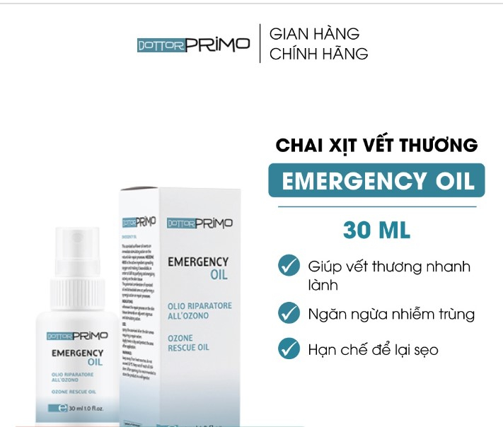 Xịt vết thương DottorPrimo Emergency Oil